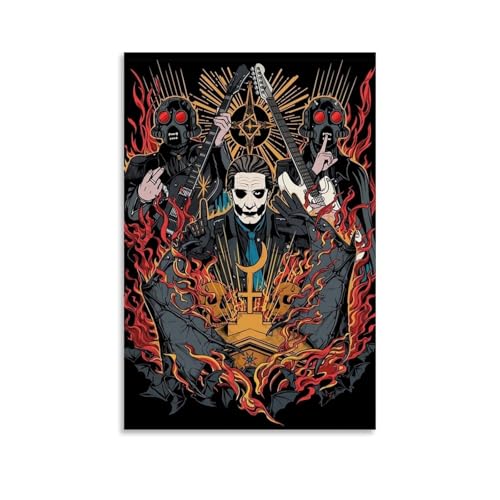 YRAEYWAER Poster "Ghost (2)", ästhetische Dekoration, Wohnzimmer, Wohnzimmer, Wandkunst, Dekoration, Poster, 40 x 60 cm, ungerahmt, 2 Stück von YRAEYWAER