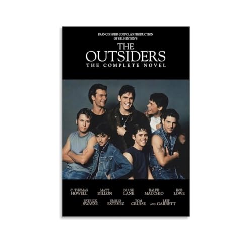 YRAEYWAER Poster "The Outsiders" (1), ästhetische Dekoration, Wohnzimmer, Wohnzimmer, Wandkunst, Dekoration, Poster, 30 x 45 cm, ungerahmter Stil von YRAEYWAER