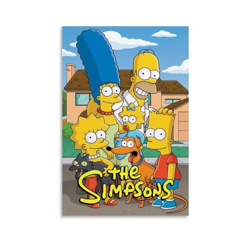 YRAEYWAER Simpsons Poster, ästhetische Dekoration, Wohnzimmer, Wohnzimmer, Wandkunst, Dekoration, Poster, 40 x 60 cm, ungerahmter Stil YRAEYWAER Simpsons Poster, ästhetische Dekoration, Wohnzimmer, Wohnzimmer, Wandkunst, Dekoration, Poster, 40 x 60 cm, ungerahmter Stil von YRAEYWAER