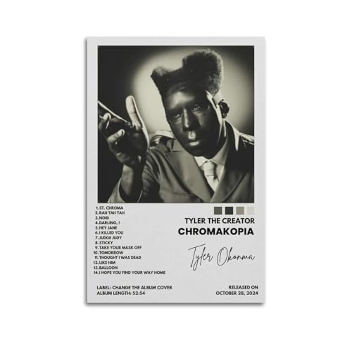 YRAEYWAER Tyler Poster "The Creator", Chromakopie, ästhetische Dekoration, Wohnzimmer, Wohnzimmer, Wandkunst, Dekoration, Poster, 60 x 90 cm, ungerahmter Stil YRAEYWAER Tyler Poster "The Creator", Chromakopie, ästhetische Dekoration, Wohnzimmer, Wohnzimmer, Wandkunst, Dekoration, Poster, 60 x 90 cm, ungerahmter Stil von YRAEYWAER