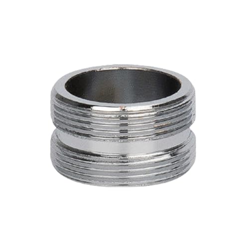 YRAKOZIN Messing Wasserhahn Adapter, Küche Bad Wasserhahn Aufsatz zum Anschließen von Wasserhähnen und Strahlregler, Gartenschläuchen, Wasserreinigern (Außengewinde M22 auf Außengewinde M22) von YRAKOZIN