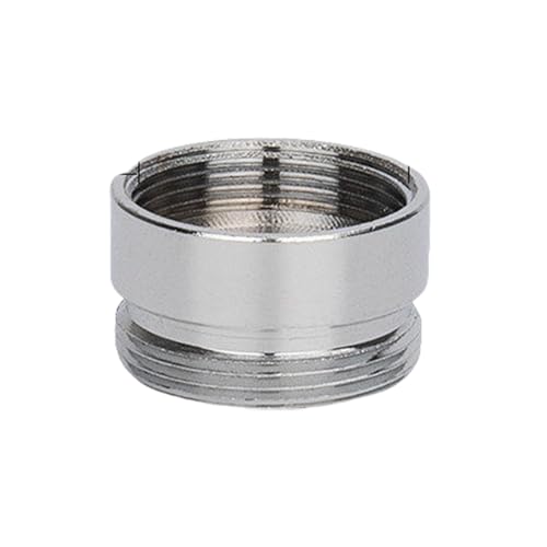 YRAKOZIN Messing Wasserhahn Adapter, Küche Bad Wasserhahn Aufsatz zum Anschließen von Wasserhähnen und Strahlregler, Gartenschläuchen, Wasserreinigern (Außengewinde M22 auf Innengewinde M20) von YRAKOZIN