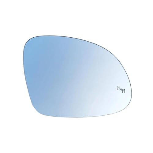 YRCTHEK Ersatz für Sharan 2012-2019 Flügel Spiegelglas,Umkehrlinse Rückfahrglas Spiegel mit Heizfunktion/Spiegelglas Links Rechts mit Trägerplatte Toter-Winkel-Assistent,Right von YRCTHEK