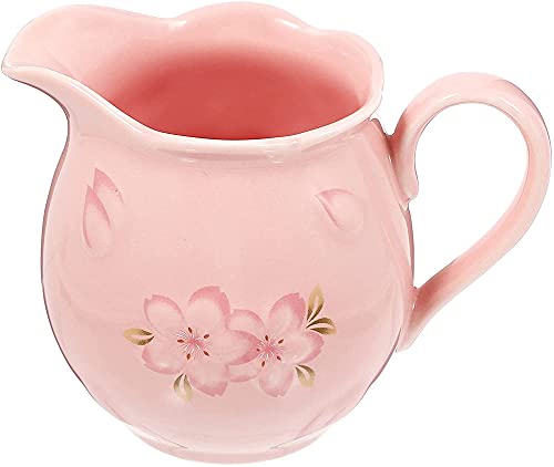 YRHH Porzellan Creamer Krug Sauce Sauceboat Würzung Keramikschale Sauce Tauchschale Krug-Pink von YRHH