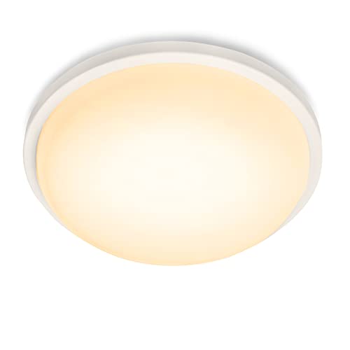 YRHome 15W Deckenleuchte Warmweiß mit Bewegungsmelder Radar Sensor Deckenlampe Sensorlampe Flurlampe Moderne LED Panel Ultraslim Küche Balkon Wandlampe Flur von YRHome