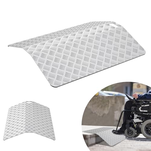 YRHome 60cm Türschwellenrampe Rollstuhlrampe Schwellenrampe Tür 10cm Hoch, 70cm Breite Schwellenrampe für Rollstuhl Schwellenbrücke rutschfest Tragbare mit Griffe für Innen- und Außenbereich YRHome 60cm Türschwellenrampe Rollstuhlrampe Schwellenrampe Tür 10cm Hoch, 70cm Breite Schwellenrampe für Rollstuhl Schwellenbrücke rutschfest Tragbare mit Griffe für Innen- und Außenbereich von YRHome