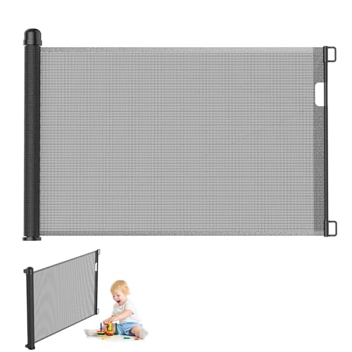 YRHome Baby Türschutzgitter Rollo Ausziehbar 0-150cm, Schwarz Treppenschutzrollo Treppenschutzgitter für Baby und Pelztiere Einziehbares Tür für Innen und Außenbereich YRHome Baby Türschutzgitter Rollo Ausziehbar 0-150cm, Schwarz Treppenschutzrollo Treppenschutzgitter für Baby und Pelztiere Einziehbares Tür für Innen und Außenbereich von YRHome