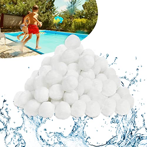 YRHome Filterball für Sandfilteranlagen Filterbälle 1400g Filter Ball Sandfilter ersetzen 50 kg Poolfiltersand langlebige für Pool Pumpe Sandfilter, Schwimmbad, Filterpumpe Umweltfreundlicher Ersatz von YRHome