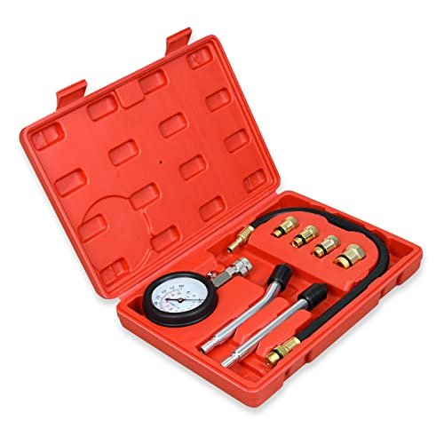 YRHome KFZ Kompressionstester Kompressionsprüfer Motorrad Auto Messgerät Test kit Verdichtungsmesser 0-20 bar oder 0-300 psi Benzinmotor Testgerät inkl. Koffer YRHome KFZ Kompressionstester Kompressionsprüfer Motorrad Auto Messgerät Test kit Verdichtungsmesser 0-20 bar oder 0-300 psi Benzinmotor Testgerät inkl. Koffer von YRHome