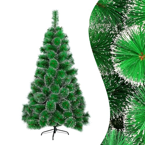 YRHome Künstlicher Weihnachtsbaum Tannenbaum 120cm mit 85 Spitzen Grüne Tannennadeln mit Schnee-Effekt Christbaum Kiefernadel Weihnachtsdeko Schnellaufbau Klapp-Schirmsystem inkl.Metall Ständer YRHome Künstlicher Weihnachtsbaum Tannenbaum 120cm mit 85 Spitzen Grüne Tannennadeln mit Schnee-Effekt Christbaum Kiefernadel Weihnachtsdeko Schnellaufbau Klapp-Schirmsystem inkl.Metall Ständer von YRHome