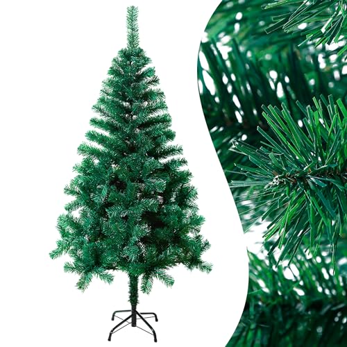 YRHome PVC Künstlicher Weihnachtsbaum 180cm 500 Spitzen Tannenbaum Christbaum naturgetreu Weihnachtsdeko Weihnachtsbäume -Schnellaufbau Klappsystem, Schwer entflammbar und Metall Ständer -Grün YRHome PVC Künstlicher Weihnachtsbaum 180cm 500 Spitzen Tannenbaum Christbaum naturgetreu Weihnachtsdeko Weihnachtsbäume -Schnellaufbau Klappsystem, Schwer entflammbar und Metall Ständer -Grün von YRHome
