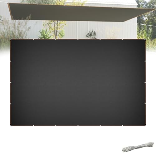 YRHome Sonnensegel 4x6m Rechteckig UV-Schutz 95% Winddurchlässig Robust für Garten Terrasse Balkon aus reißfestem HDPE mit 12m Seilen Anthrazit YRHome Sonnensegel 4x6m Rechteckig UV-Schutz 95% Winddurchlässig Robust für Garten Terrasse Balkon aus reißfestem HDPE mit 12m Seilen Anthrazit von YRHome