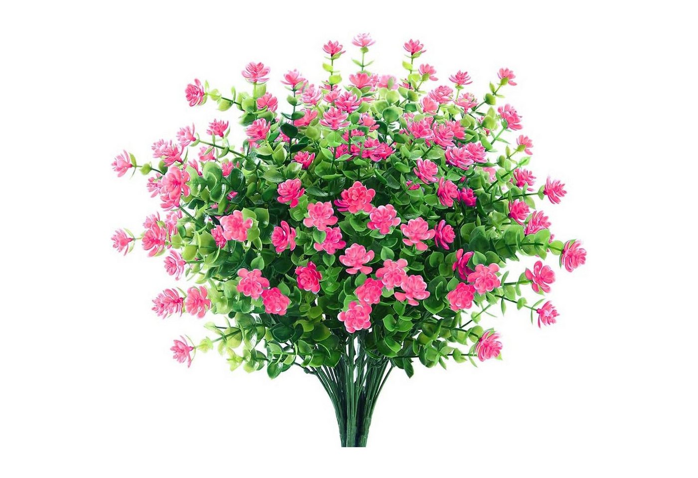 Kunstpflanze 6 künstliche Blumensträuße, Schleierkraut, Rosensträuße, YRIIOMO, Heimdekoration, Gartendekoration von YRIIOMO