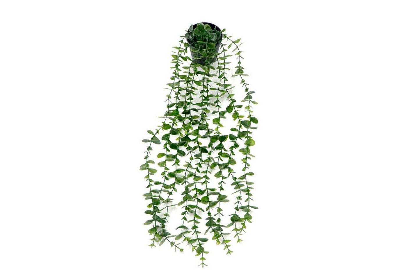 Kunstpflanze Künstliche Pflanze aus Rattan, hängende Topfpflanze, Grünpflanze, YRIIOMO, mattierte dekorative Topfpflanze von YRIIOMO