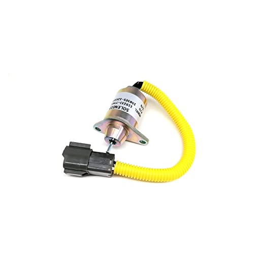 12-V-Kraftstoffabschaltmagnet 119233-77931 119233-77932 1503ES-12S5SUC12S Kompatibel mit John Deere 4200 4210 4310 4410 von YRNFOKOU