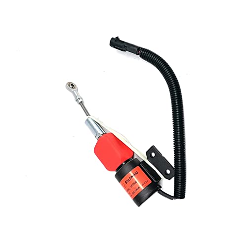 24 V 3932530 SA-4756-24 Abschaltmagnetventil Kompatibel mit Cummins 4BT 6BT 5.9L Motor Passt Kompatibel mit Hyundai R210LC-7 von YRNFOKOU