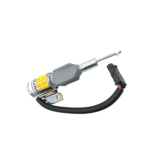 24-V-Kraftstoffabschaltmagnet 3932530 SA-4756 Kompatibel mit Cummins 4BT 6BT5.9 Bagger 5.9L 6BT-Motor passt kompatibel zu Hyund von YRNFOKOU