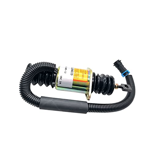 24V D59-105-12 Abschaltmagnetventil Kompatibel mit Shangchai D6114 Bagger 951 953 Lader von YRNFOKOU