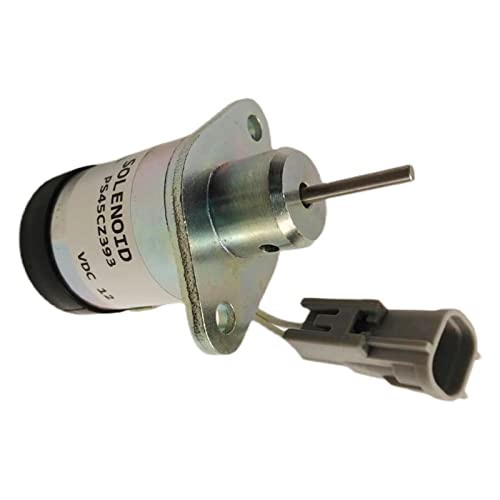 PS45CZ393 897329-5688 1E369-60011 Flammenausfall-Magnetventil 12-V-Kraftstoffabsperrventil Flammenausfall-Schalter Kompatibel mit D2.6 D3.8 V2203 V2403-Motor(D2.6) von YRNFOKOU