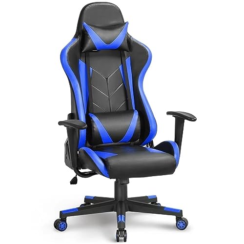 Bürostühle Verstellbarer Leder-Drehspielstuhl mit Hochlehne Stabilize von YRPEVFGAS