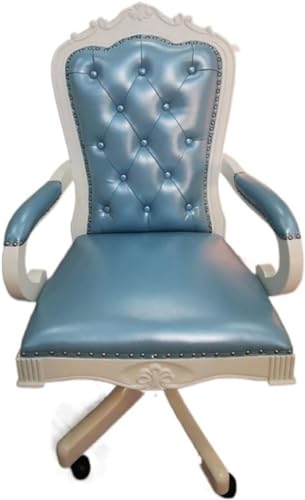 Chefstühle, Leder-Lift-Stuhl Schwenkbarer Holz Computerstuhl Verstellbare Bürostühle Wohnmöbel Stuhl (Farbe: Chair-a15) Stabilize von YRPEVFGAS