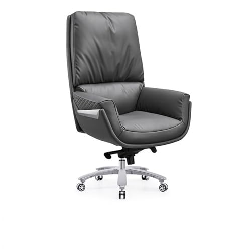 Computerstuhl, Schreibtischstuhl zu Hause, Drehstuhl Business Nappa Leder Großer und hoher Bürostuhl Ergonomisch Bequemer Computersitzstuhl Drehstuhl für den Haushalt Computerstuhl, Schreibtischstuhl zu Hause, Drehstuhl Business Nappa Leder Großer und hoher Bürostuhl Ergonomisch Bequemer Computersitzstuhl Drehstuhl für den Haushalt von YRPEVFGAS