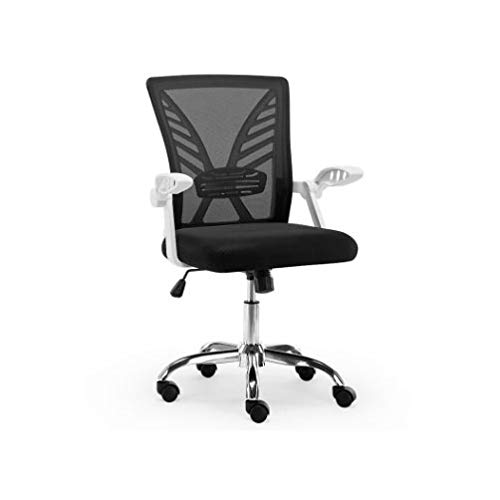 Computerstuhl Home Faulen Bürostuhl Heben Drehstuhl Personal Einfacher Stuhl Ergonomischer Rückenstuhl (Schwarz) Stabilize von YRPEVFGAS