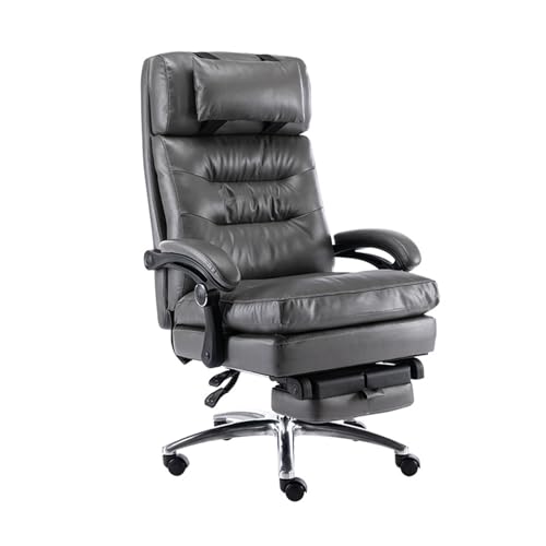 Home Computerstühle Bürostühle Große und hohe Schreibtischstühle Rückenlehne Computertischstühle Ergonomische hohe Rückenkissen Lutscher (Grau: A) Stabilize von YRPEVFGAS
