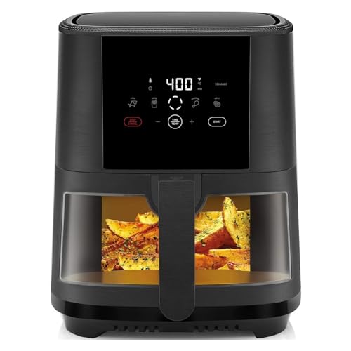 Lebensmittel- und Familienhelfer Smart Air Fryer Ölfreie elektrische Fritteuse Sichtbare Fenster Backen Touchscreen Fritteuse Smart Assistent Genießen Sie das Leben (Farbe: 5 QT - Einfache Ansicht Lebensmittel- und Familienhelfer Smart Air Fryer Ölfreie elektrische Fritteuse Sichtbare Fenster Backen Touchscreen Fritteuse Smart Assistent Genießen Sie das Leben (Farbe: 5 QT - Einfache Ansicht von YRPEVFGAS