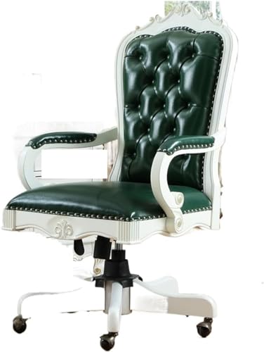 Lenkstühle, Leder Hochklappstuhl Drehbarer Holzstuhl Computerarbeitsstuhl Verstellbare Bürostühle Wohnmöbelstuhl (Farbe: Chair-a16) Stabilize von YRPEVFGAS