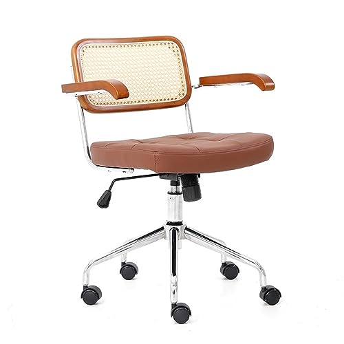 Schreibtischstühle Leder Bambusgewebe Rückenlehne Stuhl Büro-Schwenkbar und Hebe Computerstuhl Bürostuhl Einzelsitz Stabilize Schreibtischstühle Leder Bambusgewebe Rückenlehne Stuhl Büro-Schwenkbar und Hebe Computerstuhl Bürostuhl Einzelsitz Stabilize von YRPEVFGAS