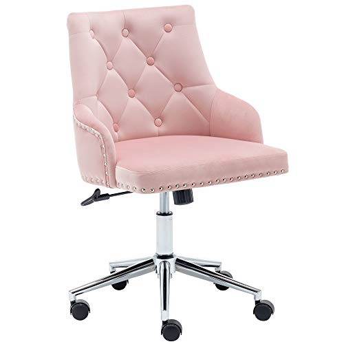 ergonomischer Bürostuhl Möbel Home Bürostuhl mit hoher Rückenlehne Schreibtischstuhl Moderner Schreibtischstuhl aus Samt mit Armlehnen im Arbeitszimmer Schlafzimmer Freizeitmöbel mit Rückenlehne, von YRPEVFGAS