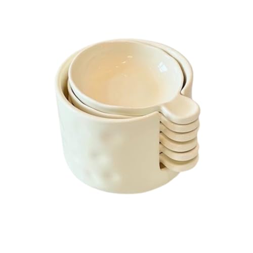 YRSM-MR Sechsteiliges Set mit AufbewahrungSoja Saucenschälchen,Keramik Schale,Porzellan Dessertschalen Mini-schälchen Sushi Sojasauce Saucen Gewürzen Frucht Snacks Sauce Teller Set von YRSM-MR
