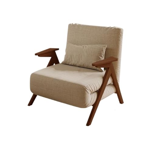 YRTAWEO32A Schlafsessel Klappbares Schlafsofa, Schlafsofa mit multifunktionaler Verstellbarer Rückenlehne, geeignet for kleine Wohnungen, Wohnzimmer, Schlafzimmer, Balkon Umwandelbar von YRTAWEO32A