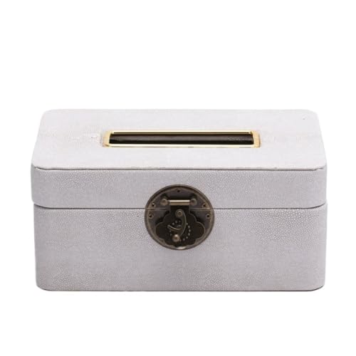 YRTAWEO32A Taschentuchbox Entnahmebox Ledermaterial Quadratisch for Home Organizer Multifunktionale Taschentuchbox Kosmetiktücher Box von YRTAWEO32A
