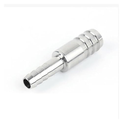 10pcs 304 Edelstahl 2 Wege Barbed Rohr Fitting Reducer Straight Connector Joint Schlauch Barb, Für Home Garden Schlauch Anschlüsse Zubehör(10mm - 16mm) von YRTHFJTJ