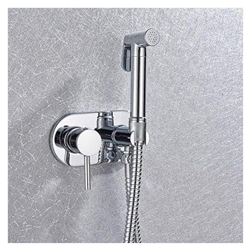 Küchenarmaturen Küchenarmatur Wasserhahn Heller Chromhahn Handbrause WC-Sprühset Selbstreinigender Handhahn Badezimmer Handbrause Duschkopf Küchenarmaturen Küchenarmatur Wasserhahn Heller Chromhahn Handbrause WC-Sprühset Selbstreinigender Handhahn Badezimmer Handbrause Duschkopf von YRTHFJTJ