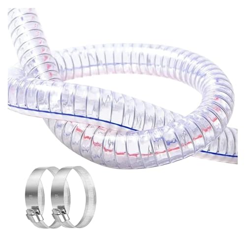 PVC-Schlauch, Stahldraht, Helix-Rohr, Innendurchmesser, 51 mm, transparenter Schlauch, 1 m Länge, weit verbreitet für landwirtschaftliche Wasserbewässerungsmaschinen (Wandstärke 5 mm) von YRTHFJTJ
