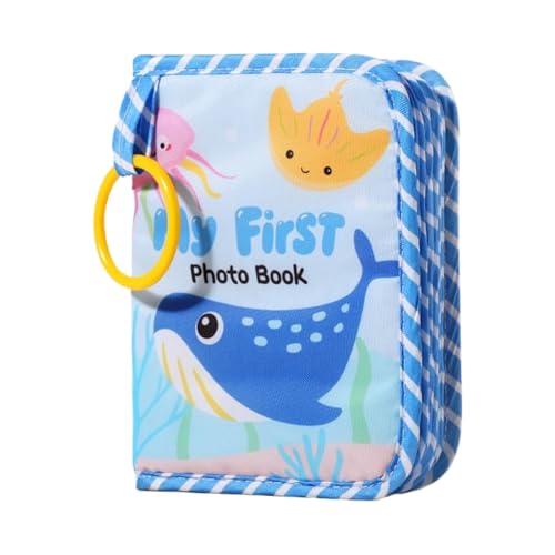 Baby Fotoalbum, 16x11.5cm Weiches Babyalbum Mit Spiegel Mein Erstes Familienalbum Stoff-Fotobuch Baby-Erinnerungsbuch Geburtstagsgeschenke Für Junge Mädchen Baby Fotoalbum, 16x11.5cm Weiches Babyalbum Mit Spiegel Mein Erstes Familienalbum Stoff-Fotobuch Baby-Erinnerungsbuch Geburtstagsgeschenke Für Junge Mädchen von YRTUOP
