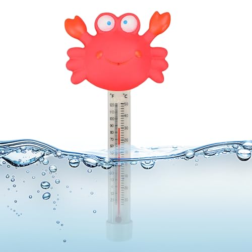 Pool Thermometer, Floating Schwimmbadthermometer, Cartoon Schwimmendes Wasserthermometer, Wassertemperatur Thermometer, Für Innen und Außen Pools, Aquarien, Fischteiche Pool Thermometer, Floating Schwimmbadthermometer, Cartoon Schwimmendes Wasserthermometer, Wassertemperatur Thermometer, Für Innen und Außen Pools, Aquarien, Fischteiche von YRTUOP