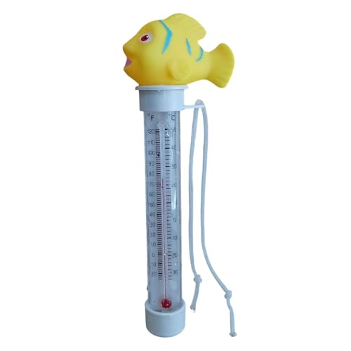 Pool Thermometer, Floating Schwimmbadthermometer Mit Schnur, Cartoon Schwimmendes Wasserthermometer, Wassertemperatur Thermometer, Für Innen und Außen Pools, Aquarien, Fischteiche Pool Thermometer, Floating Schwimmbadthermometer Mit Schnur, Cartoon Schwimmendes Wasserthermometer, Wassertemperatur Thermometer, Für Innen und Außen Pools, Aquarien, Fischteiche von YRTUOP