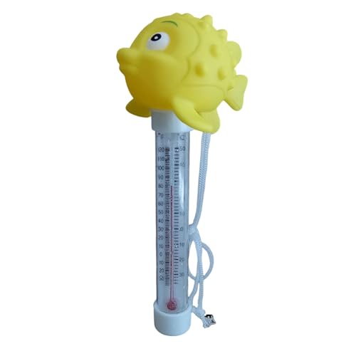 Pool Thermometer, Schwimmbadthermometer Mit Seil, Cartoon Schwimmendes Wasserthermometer, Wassertemperatur Thermometer, Für Innen und Außen Pools, Aquarien, Fischteiche Pool Thermometer, Schwimmbadthermometer Mit Seil, Cartoon Schwimmendes Wasserthermometer, Wassertemperatur Thermometer, Für Innen und Außen Pools, Aquarien, Fischteiche von YRTUOP