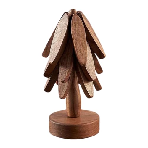 Topfuntersetzer Aus, Baum Design Untersetzer Anti Verbrühungsmatte Für Warme Gerichte Anti Verbrühungs Isolierunterlage Für Küchenarbeitsplatten, Teekannen, 10X10X22.5CM von YRTUOP