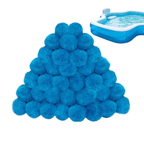 YRTUOP 200g Filterbälle Pool, Filterballs für Sandfilteranlagen Pool Filtermedium Poolzubehör für Schwimmbad, Filterpumpe, Aquarium von YRTUOP