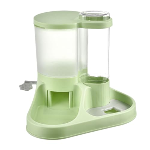 YRTUOP Automatisches Futter- und Wasserspender-Set für Haustiere, 2-in-1, automatisches Futterspender-Set, abnehmbares Design, Fütterungswerkzeug für Hunde, Katzen und andere Tiere YRTUOP Automatisches Futter- und Wasserspender-Set für Haustiere, 2-in-1, automatisches Futterspender-Set, abnehmbares Design, Fütterungswerkzeug für Hunde, Katzen und andere Tiere von YRTUOP