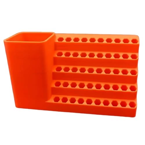 YRTUOP Bits Aufbewahrungsbox - Mehrloch Elektrobohrer Bits Organizer | Werkzeugaufbewahrung für Werkstatt Garage als Pegboard-System von YRTUOP