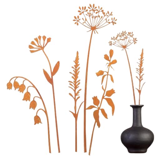 YRTUOP Gartenkunst Outdoor Und Garten - 5 Stück Zierstützen Für Pflanzen,Wohnaccessoire Für Innen- Und Außenbereich Tisch Boden Terrasse Wohnzimmer Hof von YRTUOP