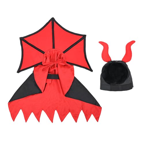 YRTUOP Haustier Kostüm - Katzen Vampir Umhang Mit Hut,Festliche Verkleidung Niedliche Accessoires Für Feste Reisen Partys Dekoration YRTUOP Haustier Kostüm - Katzen Vampir Umhang Mit Hut,Festliche Verkleidung Niedliche Accessoires Für Feste Reisen Partys Dekoration von YRTUOP