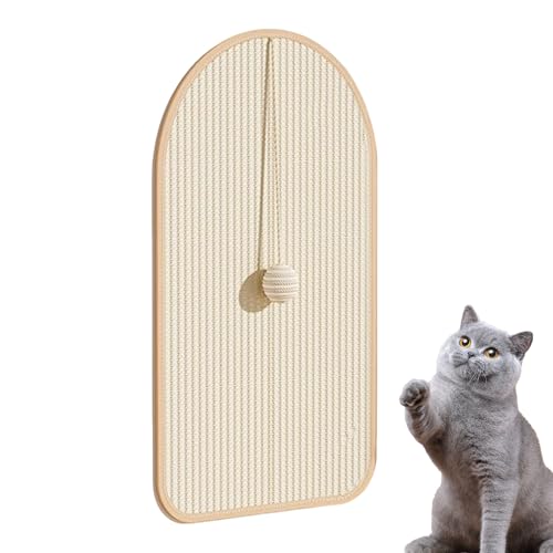 YRTUOP Katzenkratzpads | Sisal Katzenkratzmatten für Wand - Verschleißfestes Haustier Kätzchen Kratzbrett für Couch Wand Teppiche Sofas von YRTUOP