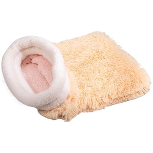 YRTUOP Schlafsack Für Stubentiger - Gemütliche Katzenhöhle Versteck | Warme Kuschelhöhle Für Kitten Schlafplatz Zu Hause Wohnung Wohnzimmer Sofa Auto YRTUOP Schlafsack Für Stubentiger - Gemütliche Katzenhöhle Versteck | Warme Kuschelhöhle Für Kitten Schlafplatz Zu Hause Wohnung Wohnzimmer Sofa Auto von YRTUOP